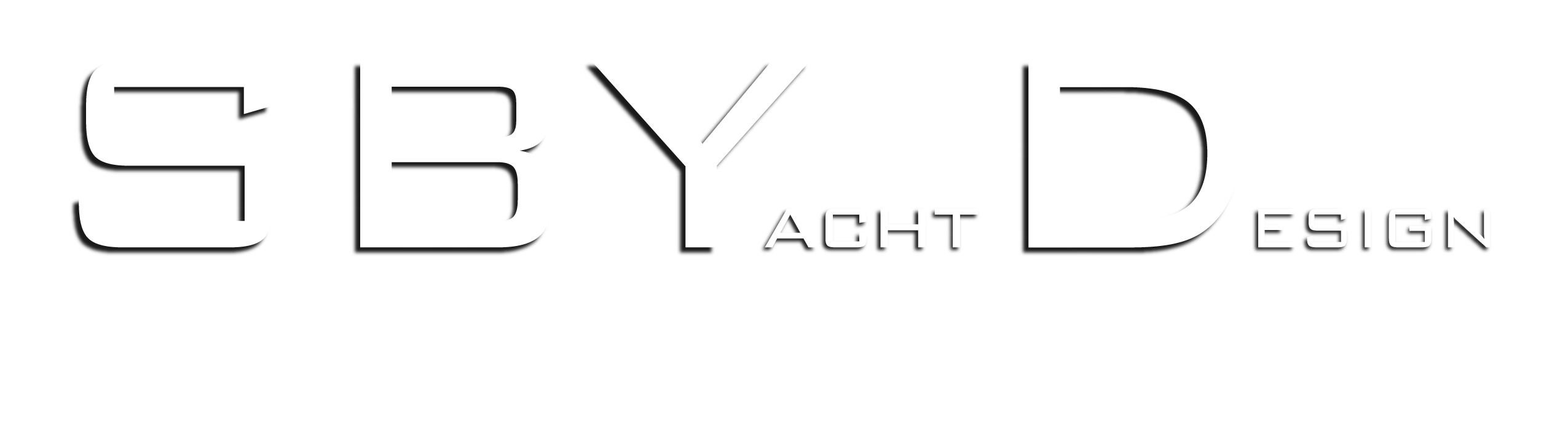Logo blanc SB Yacht design cabinet d'étude d'architecture navale