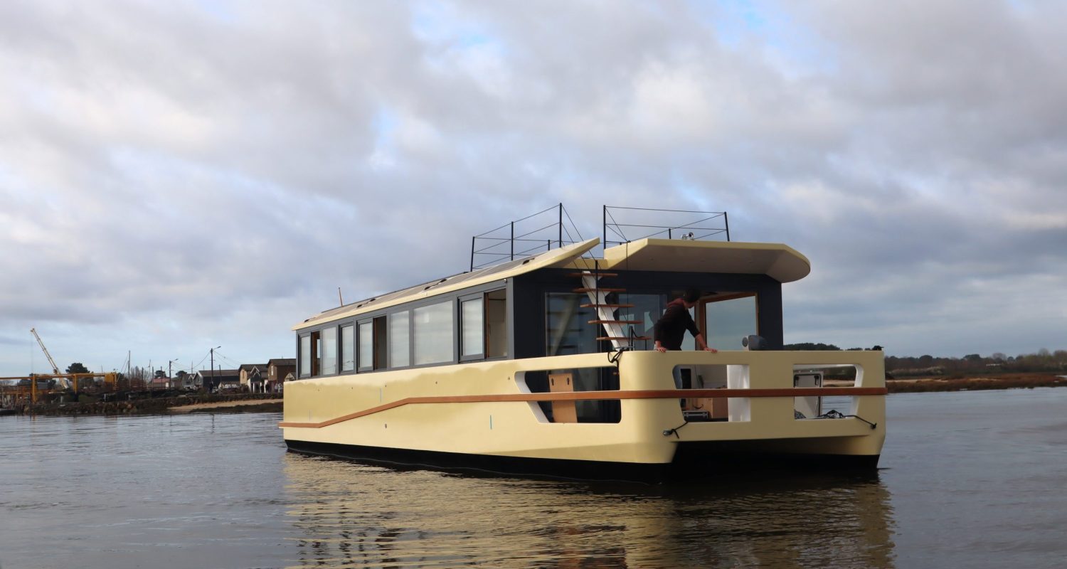 éco conception houseboat par sb yacht design